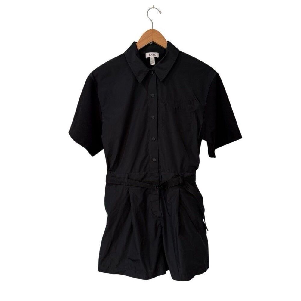 COS Womens Shell Panel Romper Black Size XS